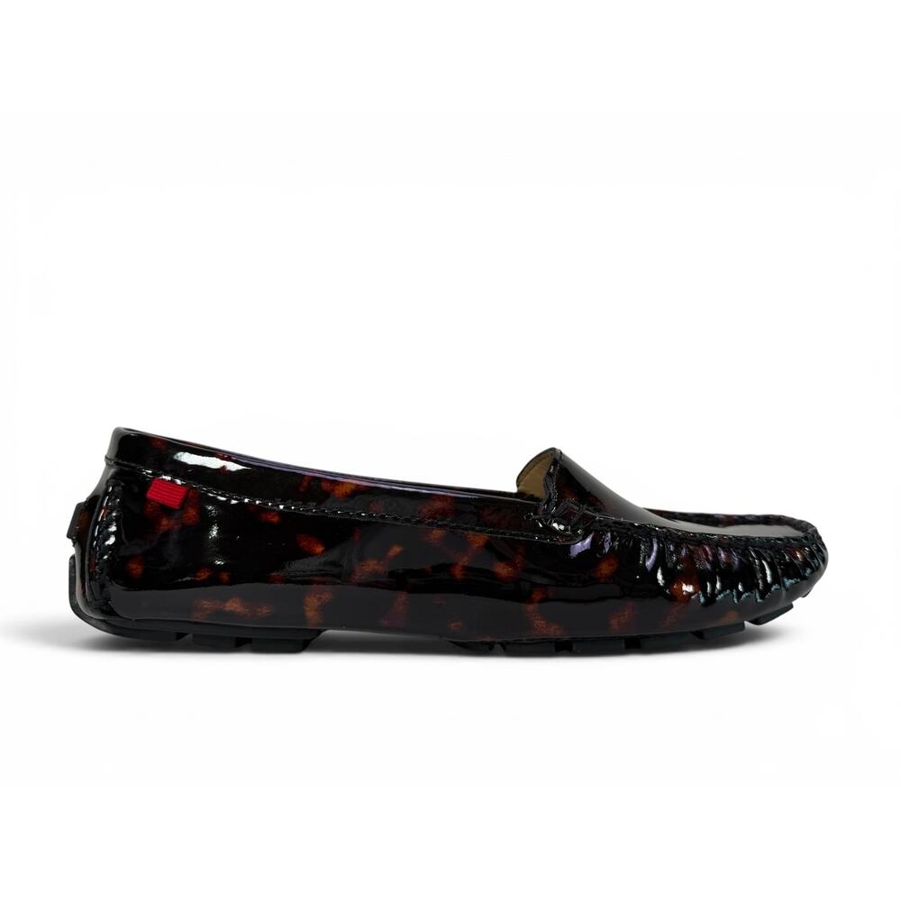 Marc Joseph‎ Manhasset Loafer Womens 9.5 Tortoise Patent Leather Driver Slip On